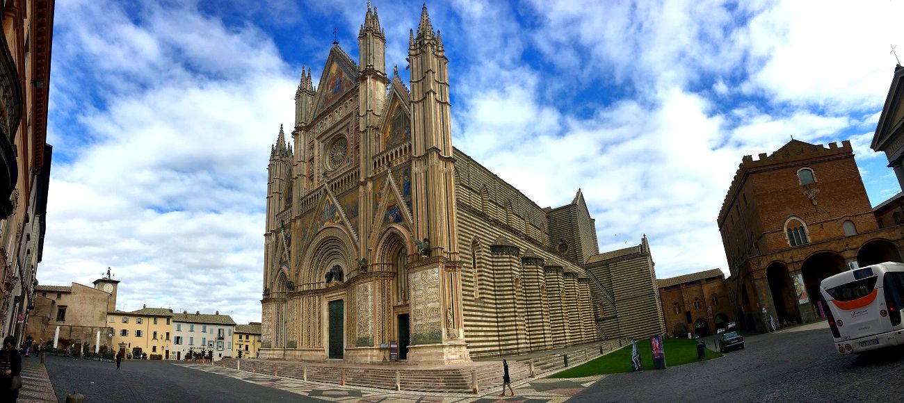 orvieto cathedral on the way to naples or florence